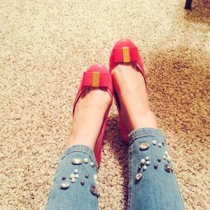 Pink Kate spade flat 7M